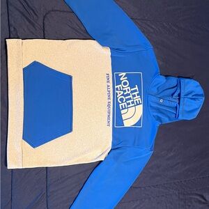 The North Face Men’s Hoodie - Blue & Grey